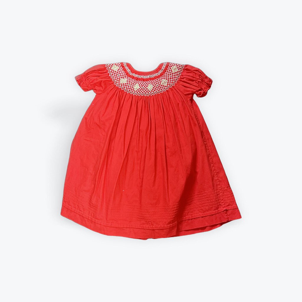 SMOCKED CHRISTMAS DRESS