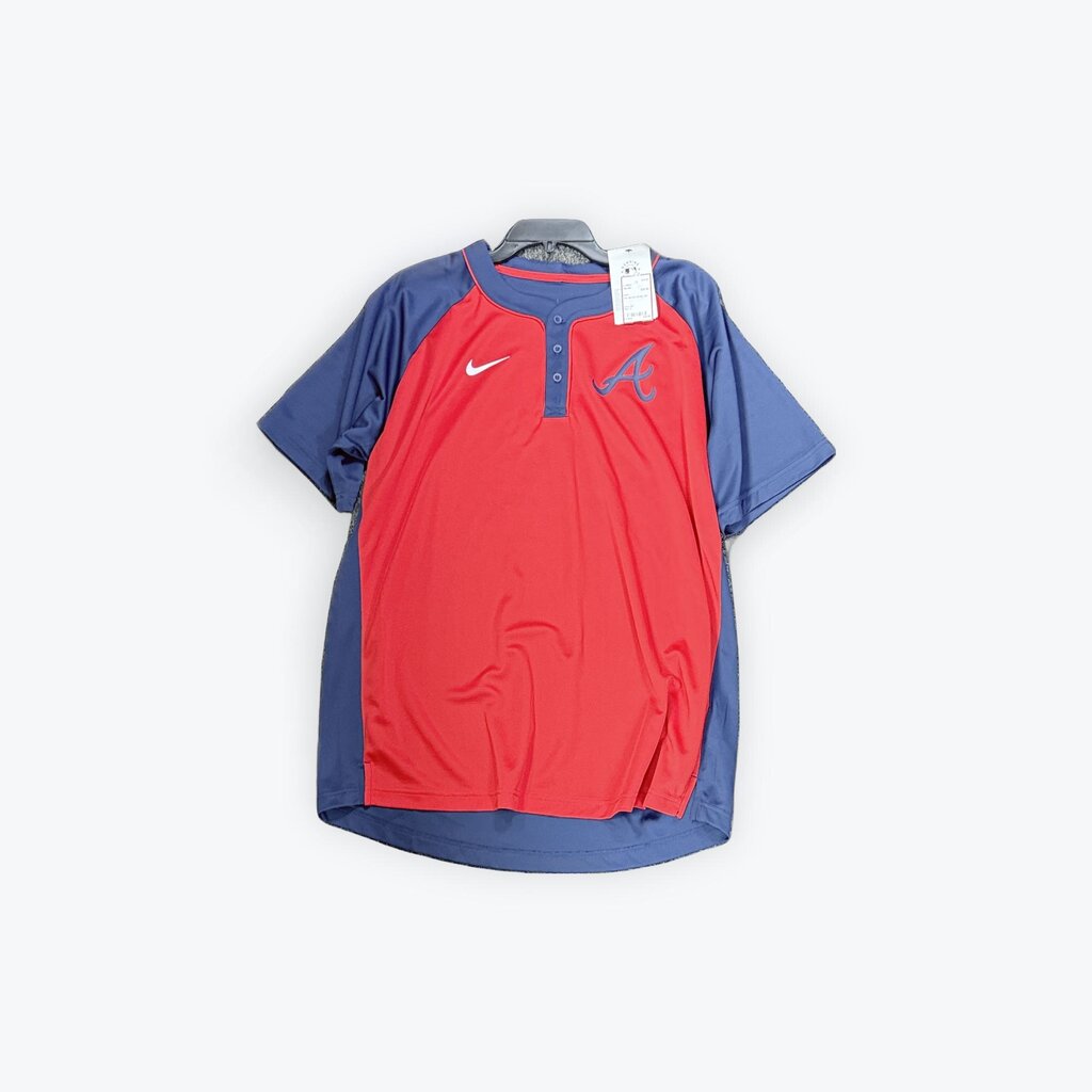 nike braves jersey top