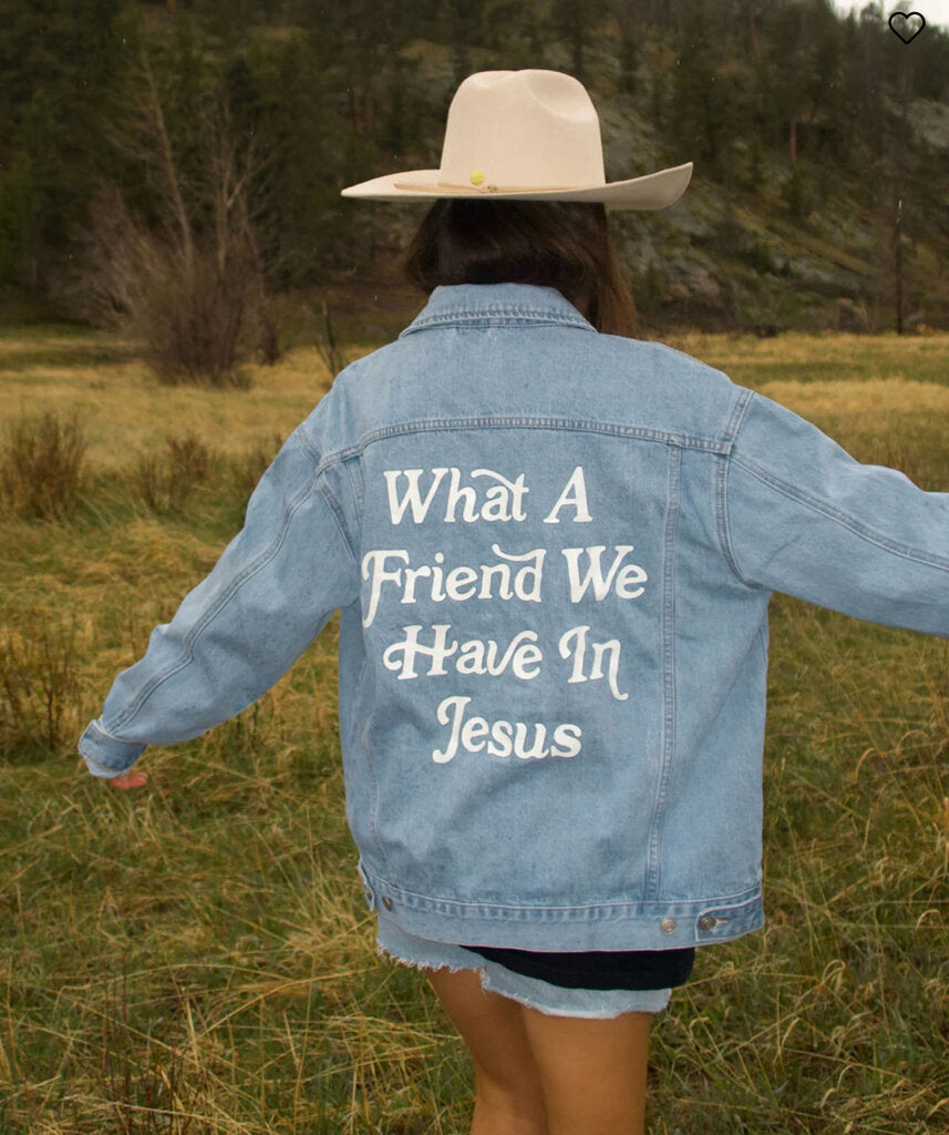 elevated faith what a friend we have in jesus jacket