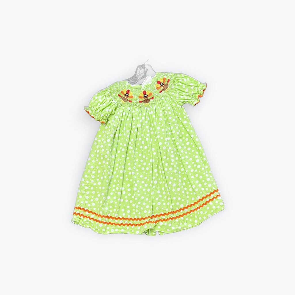 smocked turkey dress