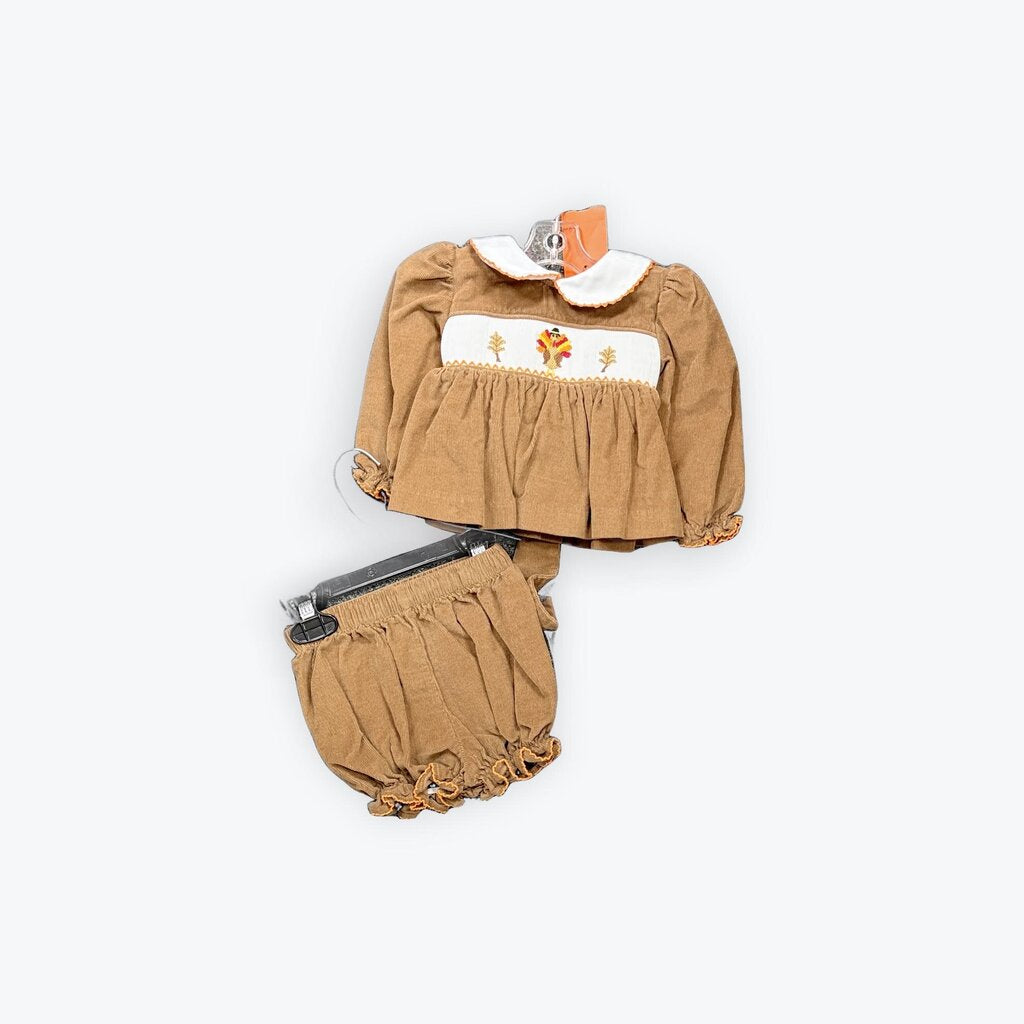 smocked turkey dress