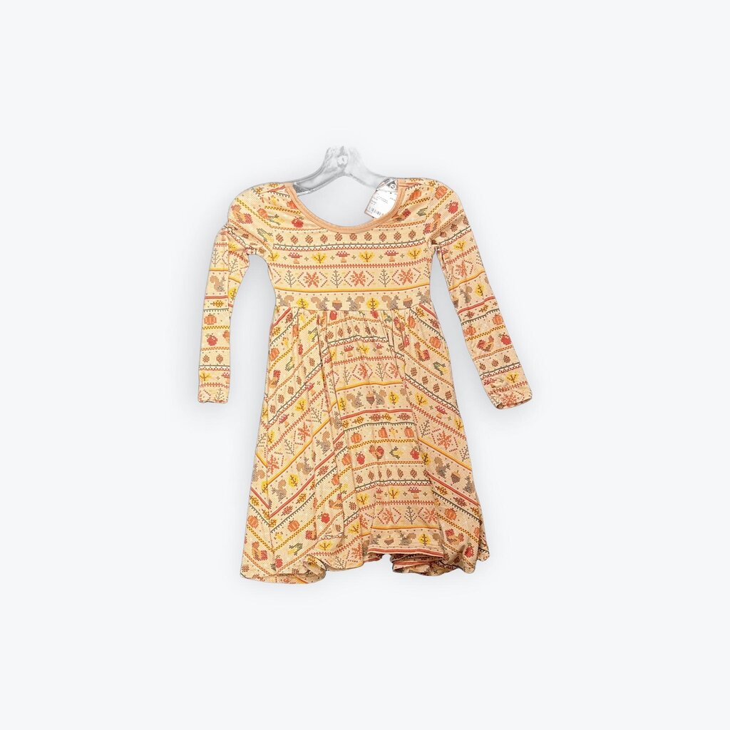 LITTLE SLEEPIES BAMBOO PUMPKIN DRESS