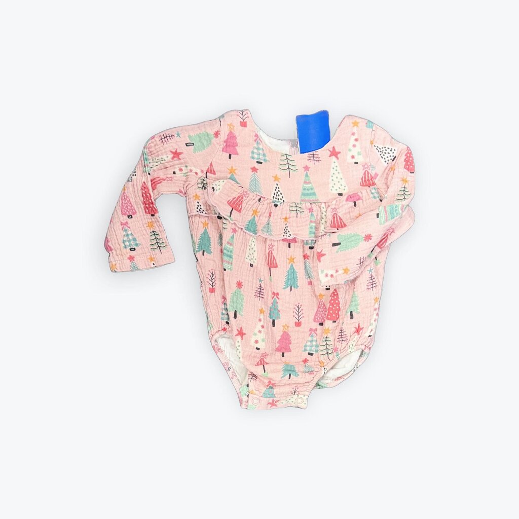 chamring mary christmas tree romper