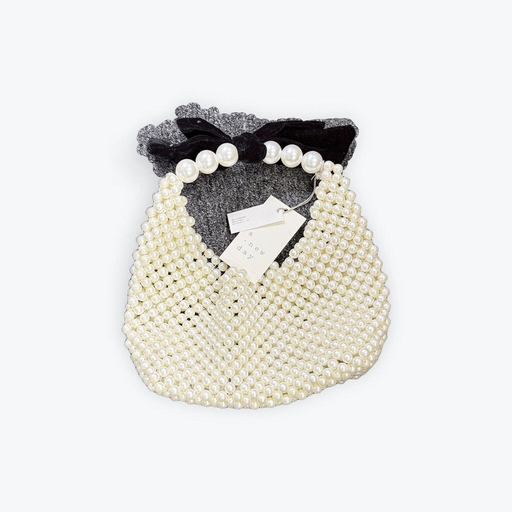 PEARL BEADED PURSE