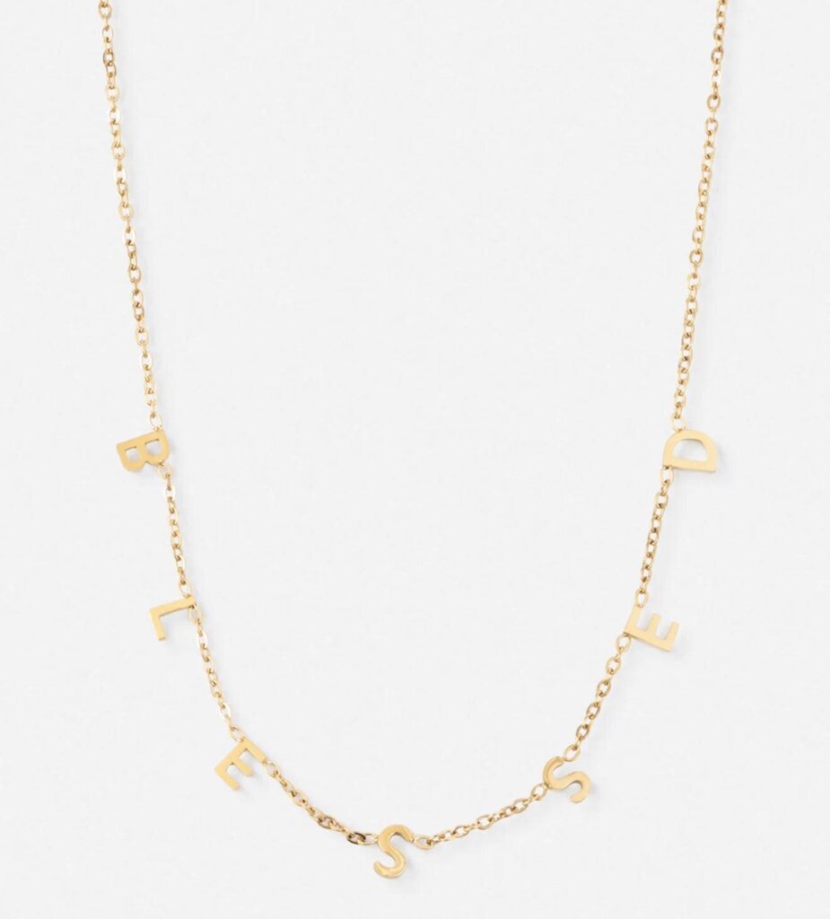 blessed elevated faith necklace