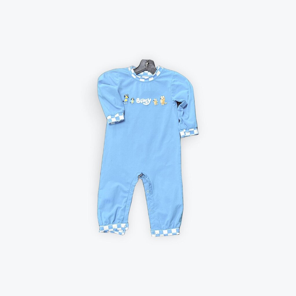 bluey smocked romper