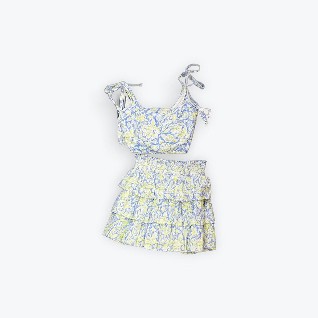 2 pc roller rabbit skirt set