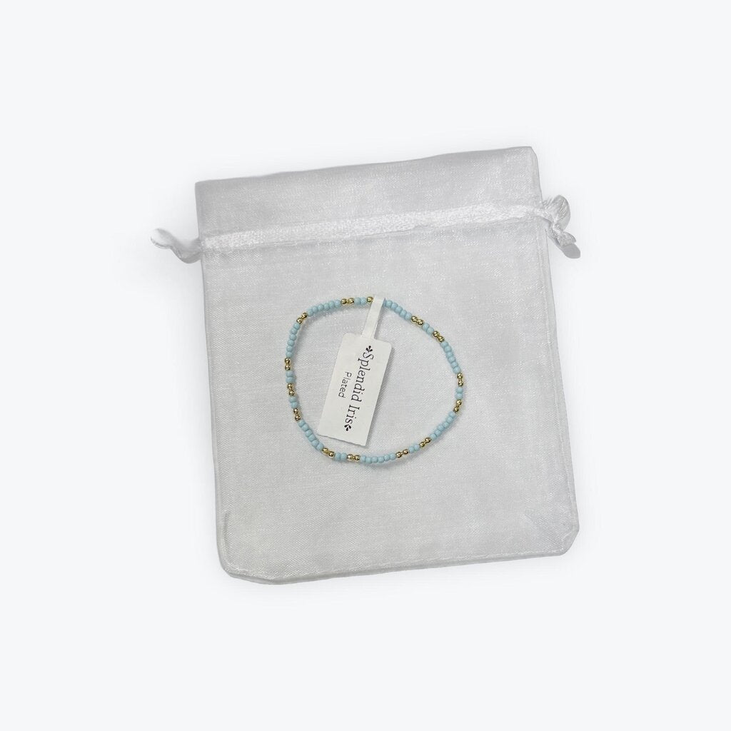 splendid iris bracelet baby blue will not tarnish styles may vary