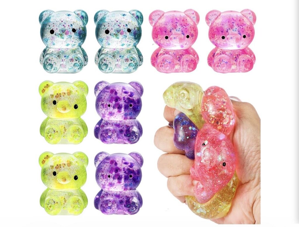 squishy bears colors may vary
