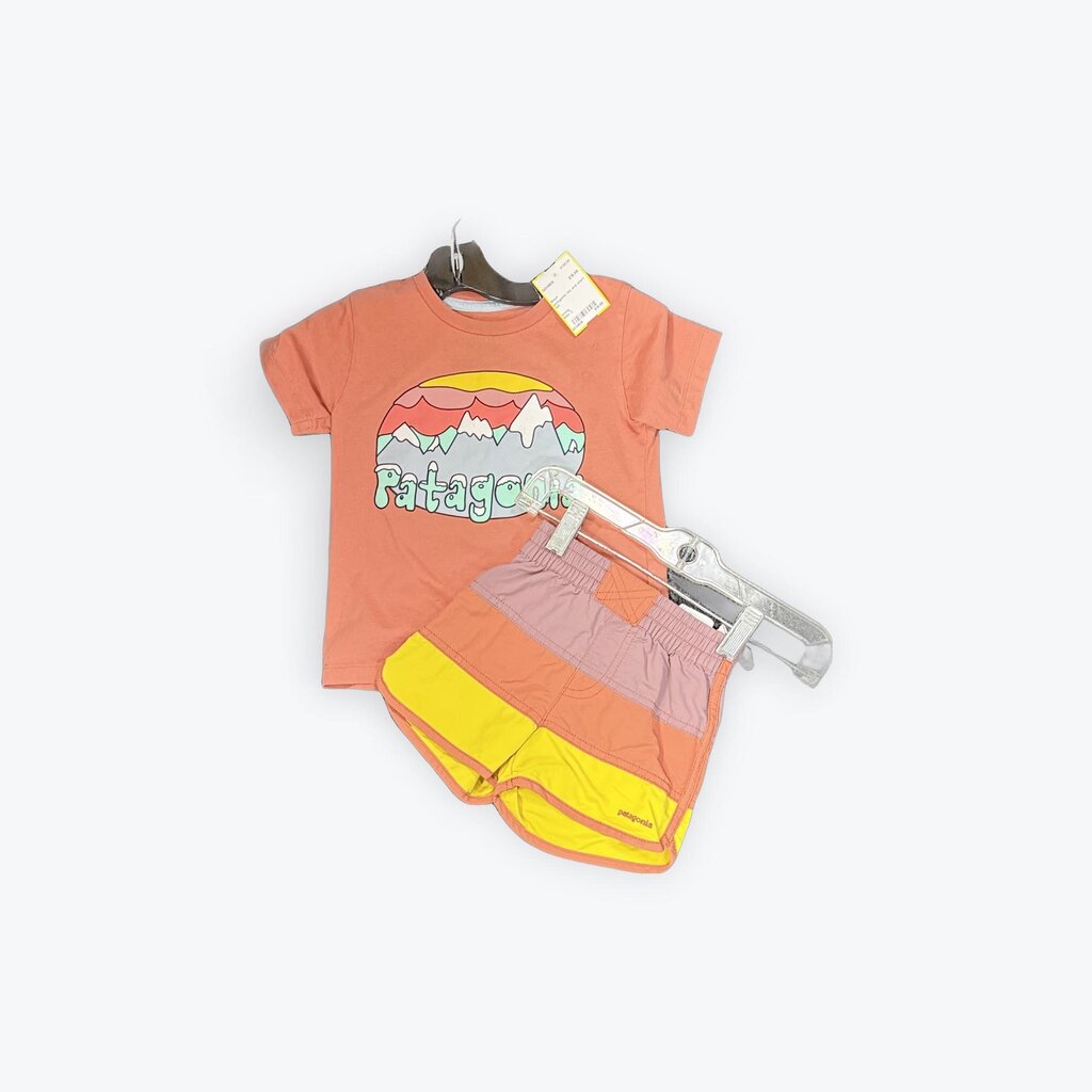 patagonia tee and short set