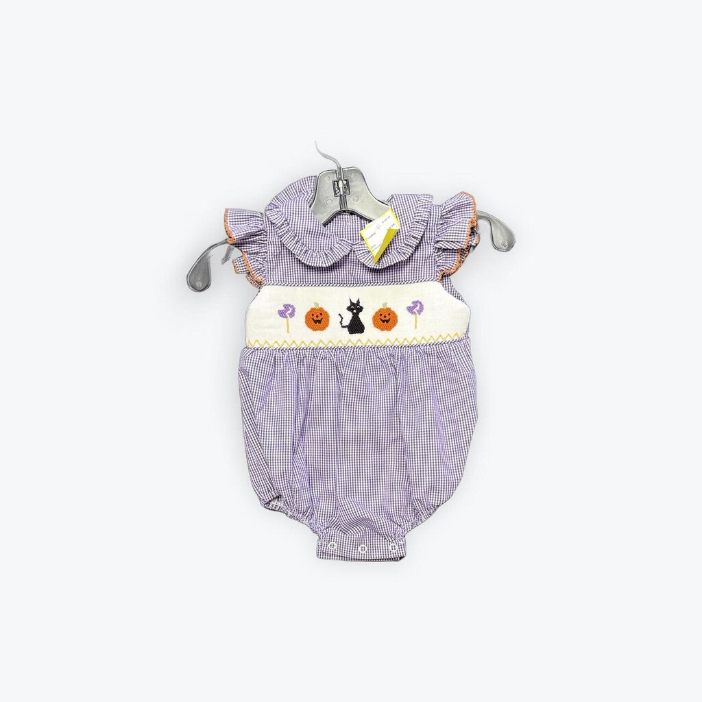 smocked romper