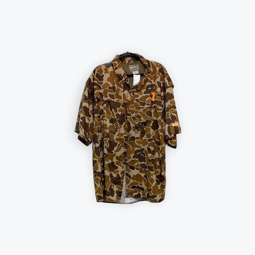 tn drake camo buttondown