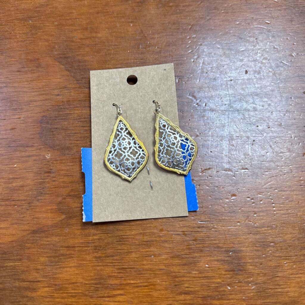 kendra scott addie gold drop earring