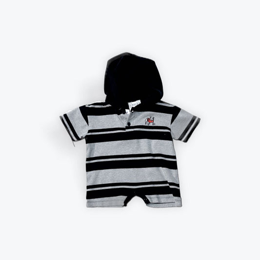 Infant boys Ga Hooded Romper