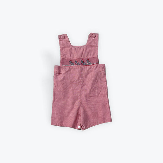 alabama smocked romper infant boys