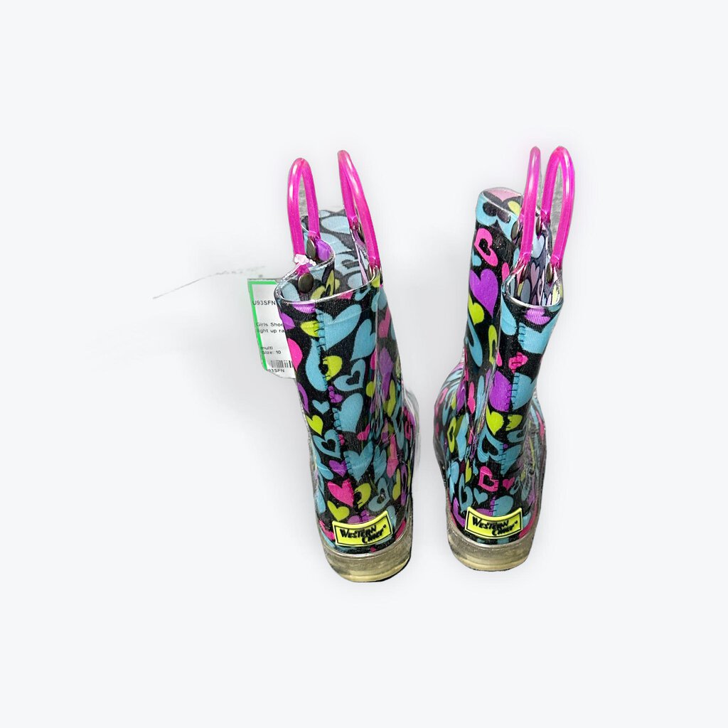 light up rainboots