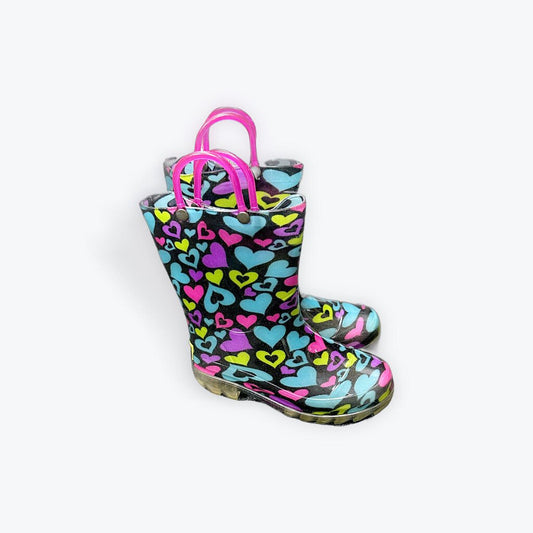 light up rainboots