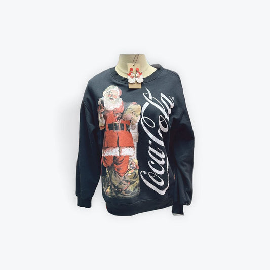 coke santa sweatshirt