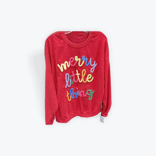 MERRY LITTTLE THINGS SWEATSHIRT