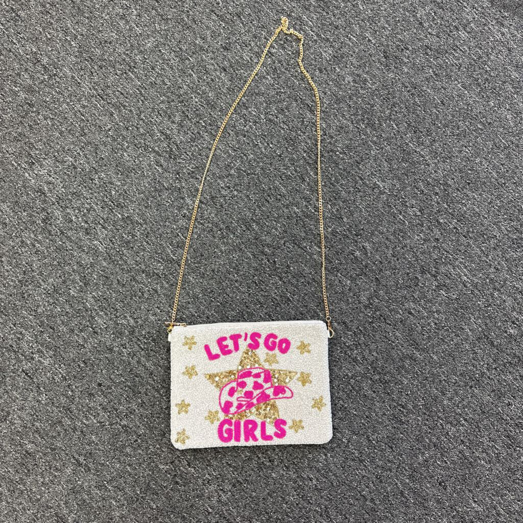 lets go girls beaded purse