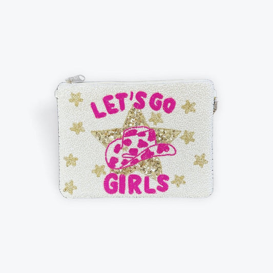 lets go girls beaded purse