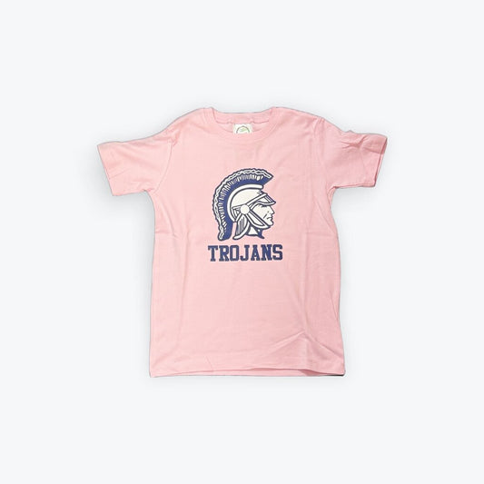 trojan head trojans tee