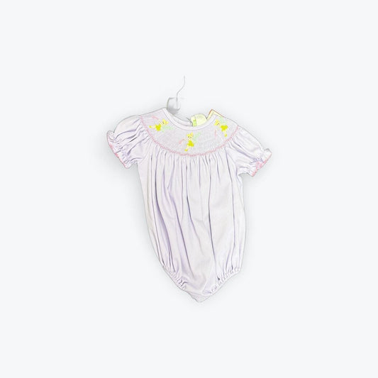 tinkerbell smocked romper