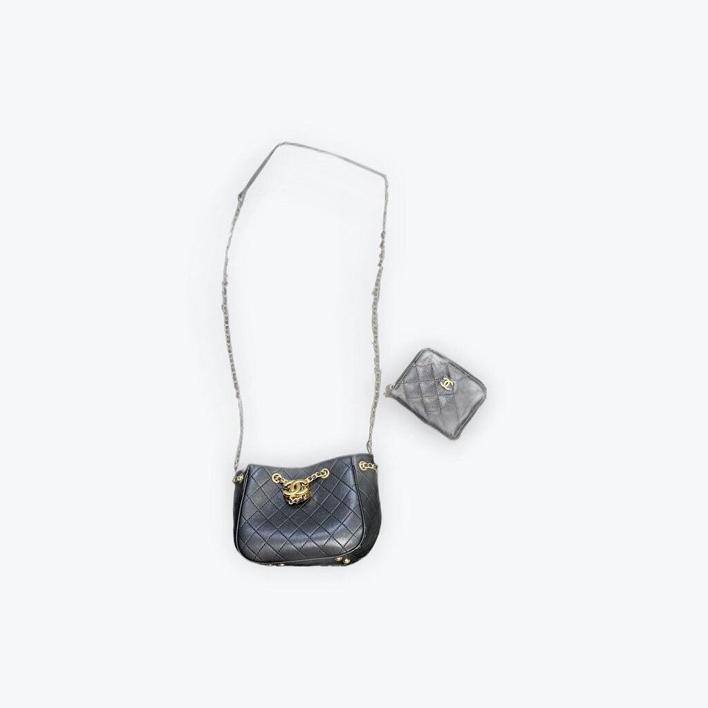 2 pc Chanel Dupe with wallet