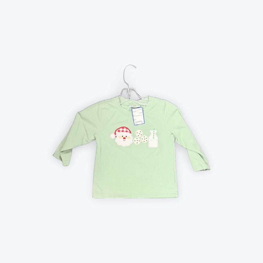santa and cookies tee