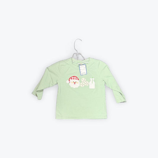 santa and cookies tee