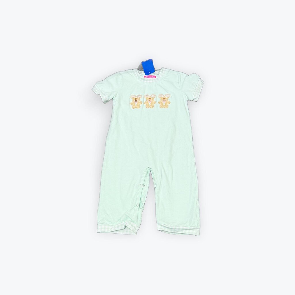 mickey gingerbread romper