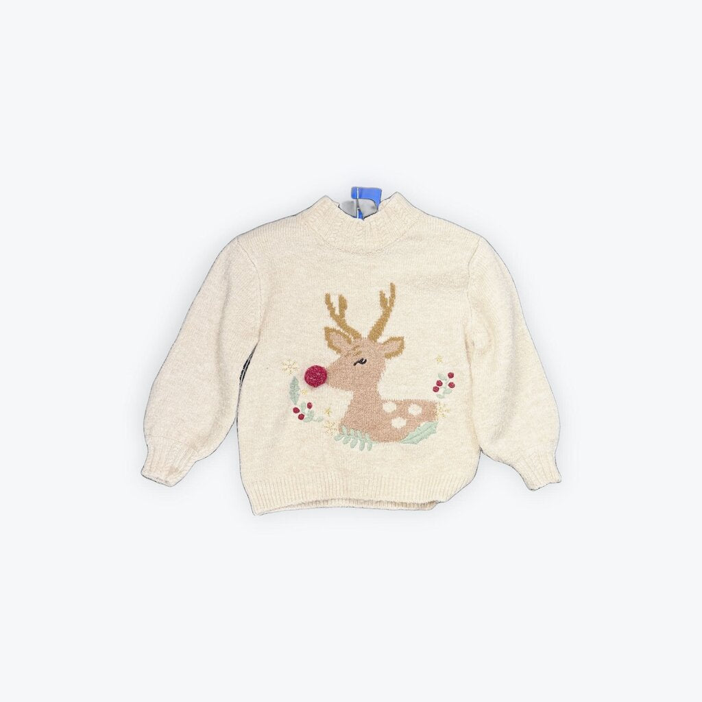 zara deer sweater