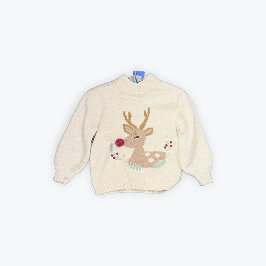 zara deer sweater