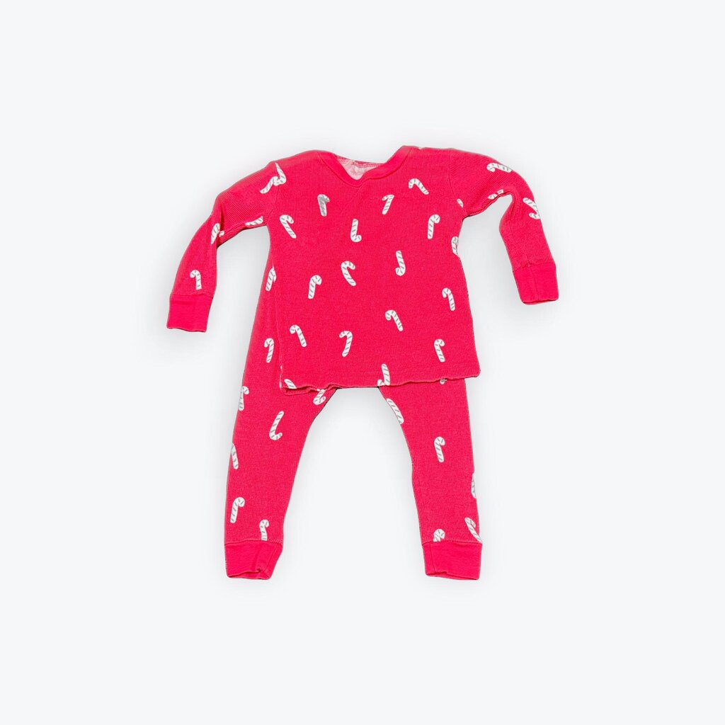 2 pc candy cane pj