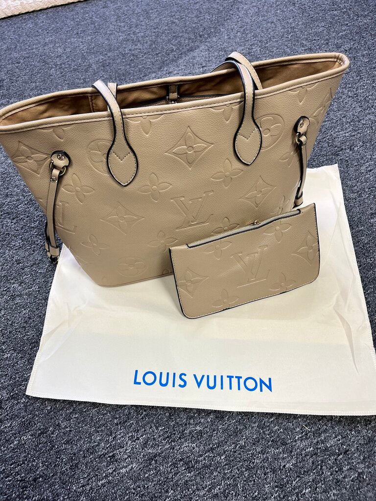 Lv Large Embossed Dupe Neverfull
