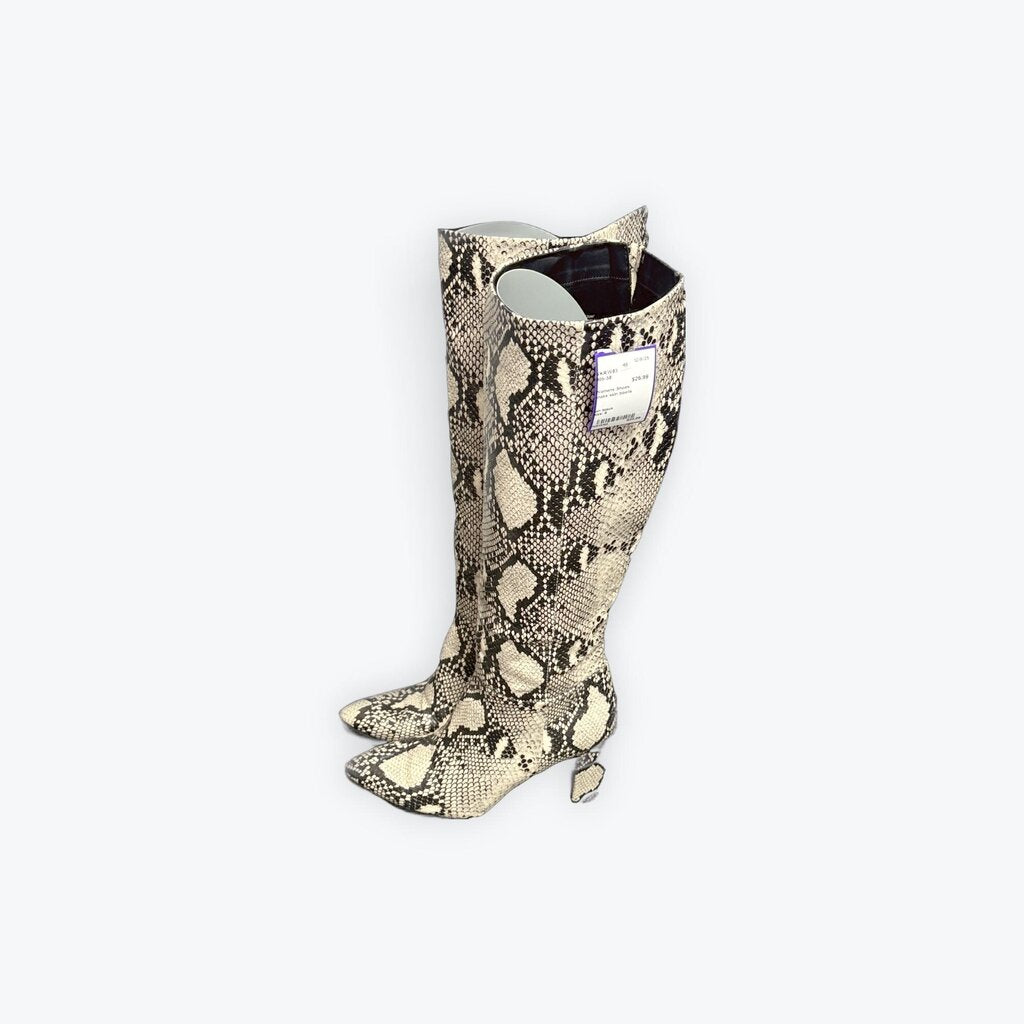 snake skin boots