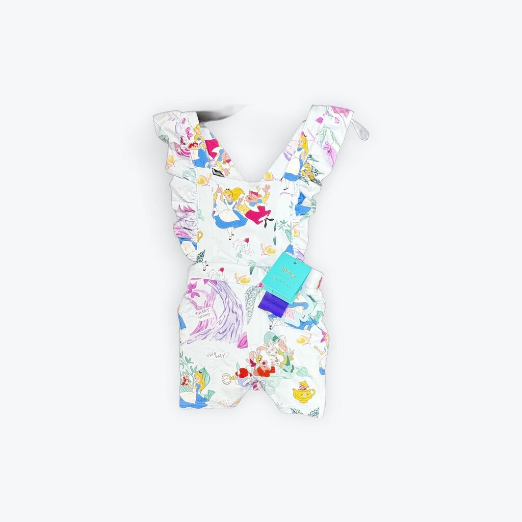 posh peanut alice wonderland romper bamboo