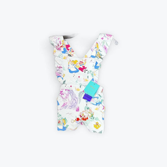 posh peanut alice wonderland romper bamboo