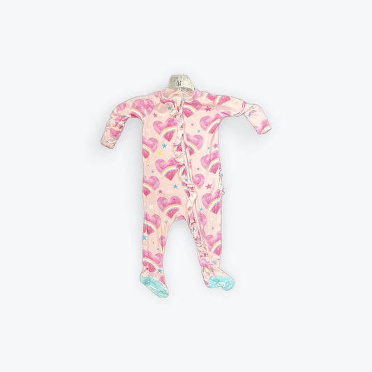 posh peanut heart onsie