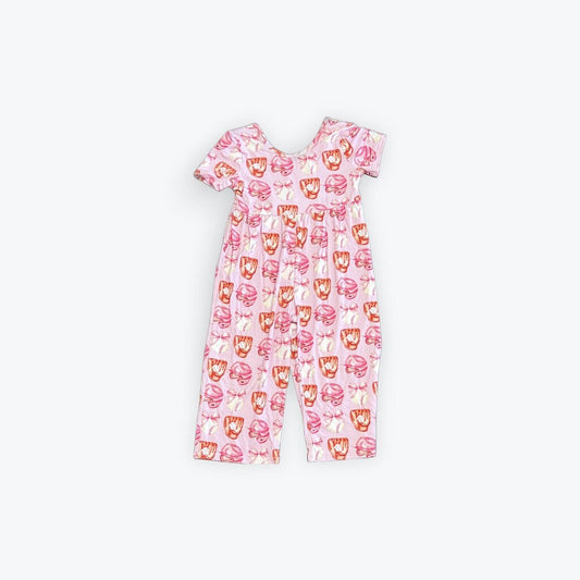 bamboo baseball romper