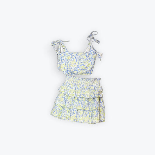 2 pc roller rabbit skirt set