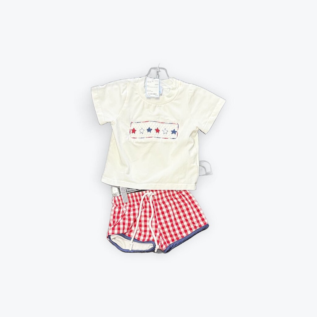 2 pc smocked star set