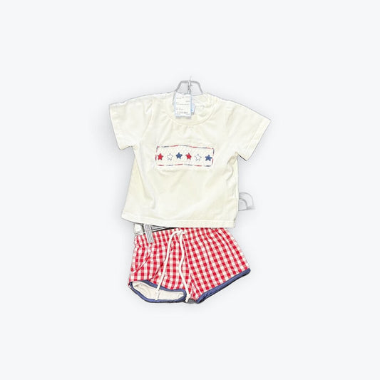2 pc smocked star set