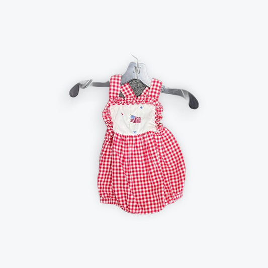 embordered flag romper