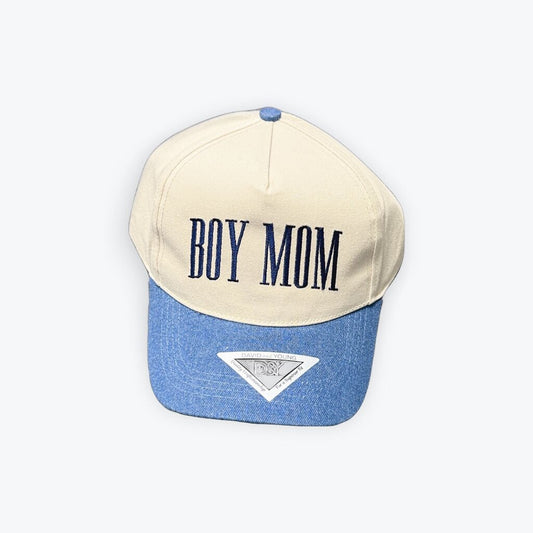 Boy Mom denim hat