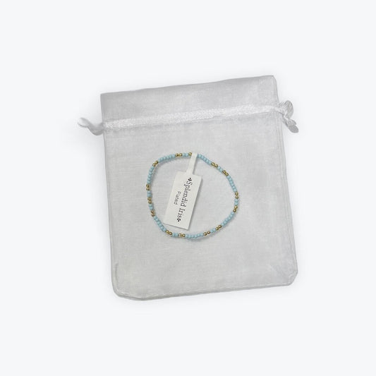 splendid iris bracelet baby blue will not tarnish styles may vary