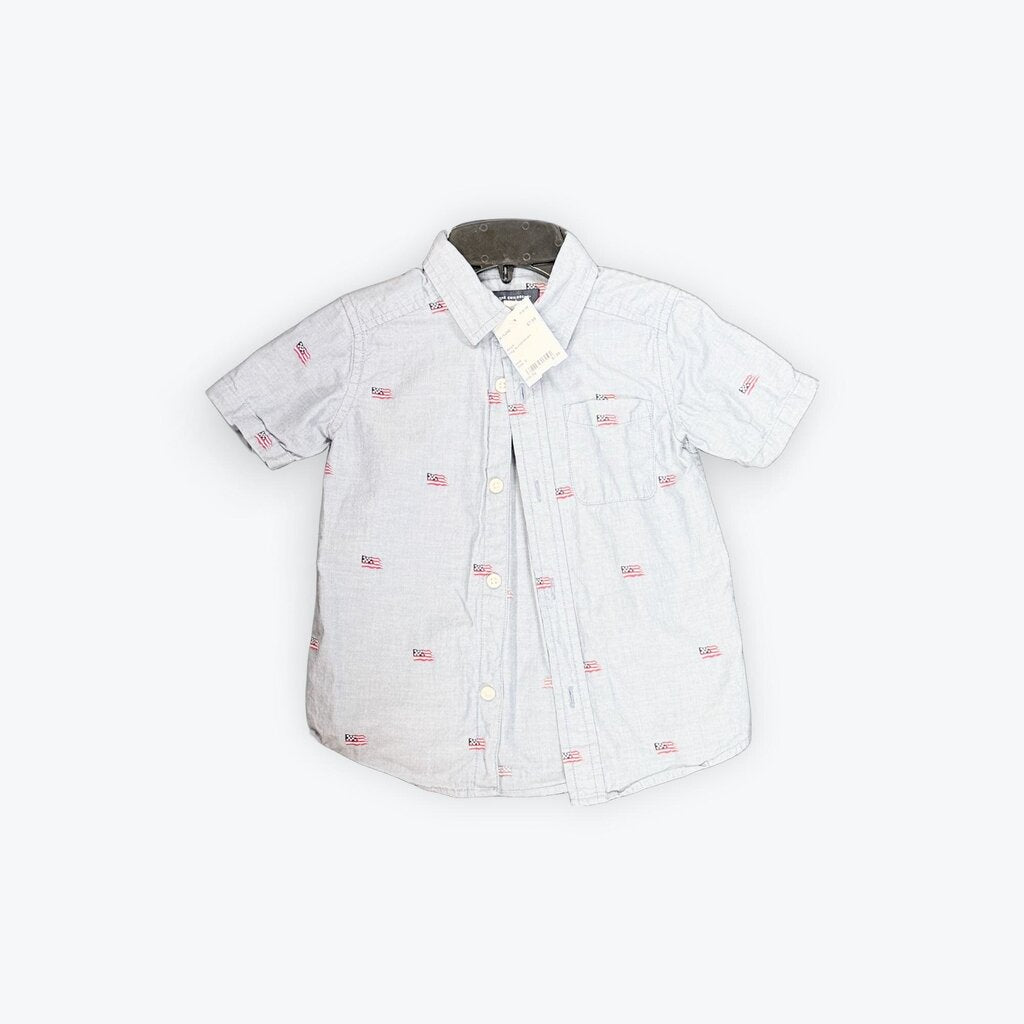 flag buttondown