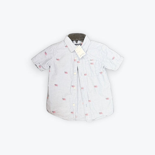 flag buttondown