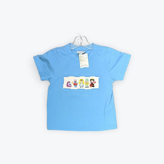 alice in wonderland smocked tee