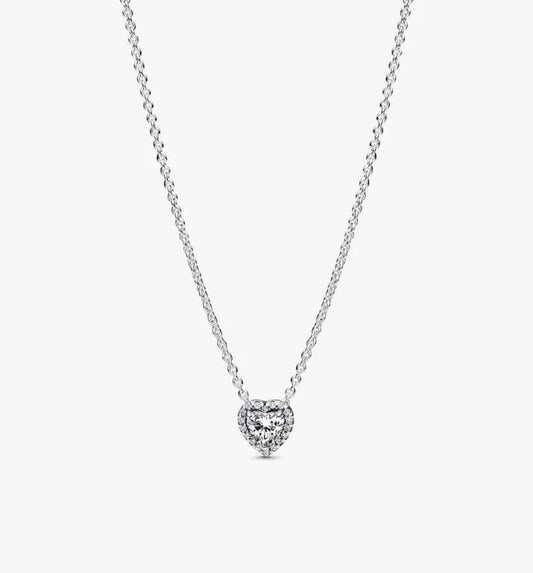 Pandora Elevated heart necklace